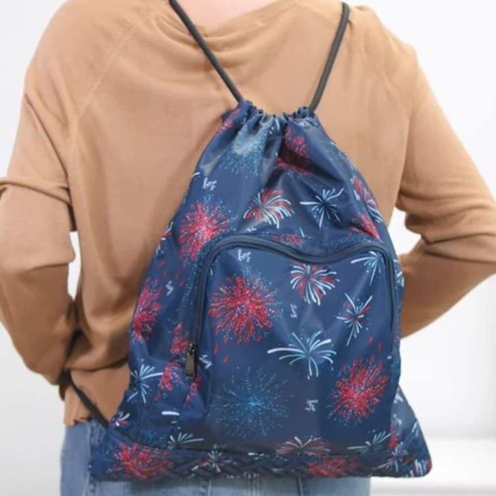 Lug Jumping Jack Drawstring Backpack - Firework N… - image 6